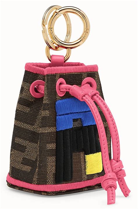 fendi logo bag charm|fendi mini bag charm.